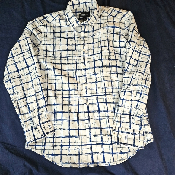LG Kenneth Cole L/S Geometric shirt - Picture 2 of 4
